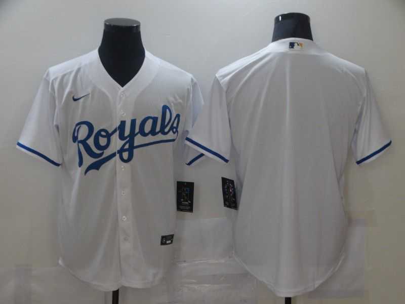 Men Kansas City Royals Blank White Game Nike MLB Jerseys Men Kansas City Royals Blank White Game Nike MLB Jerseys